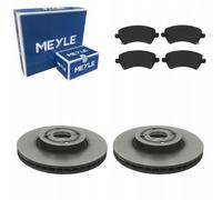 2x Disco de freno Eje delantero ventilado 30-15 521 0058 MEYLE para TOYOTA