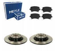 MEYLE Discos de freno + Pastillas Traseras AUDI A3 ALTEA LEON GOLF V VI...