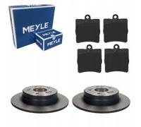 MEYLE Discos de freno + Pastillas Traseras MERCEDES CLK C209 C W203 S203...