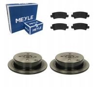 2x Disco de freno Eje trasero macizo 30-15 523 0059 MEYLE para TOYOTA COROLLA