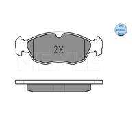 MEYLE Forros de Freno Delantero para Peugeot 106 II 306 Cabriolet Citroën Saxo