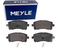 MEYLE Juego de pastillas de freno Delantero con avisador acústico de desgaste 025 235 5817/W Juego de pastillas de freno