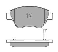 MEYLE Juego de pastillas de freno Delantero con avisador acústico de desgaste 025 239 8217/W Juego de pastillas de freno