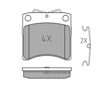 MEYLE Juego de pastillas de freno Delantero excl. contacto de avisador de desgaste 025 206 5217 Juego de pastillas de freno