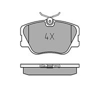 MEYLE Juego de pastillas de freno Delantero preparado para indicador de desgaste 025 209 4119 Juego de pastillas de freno