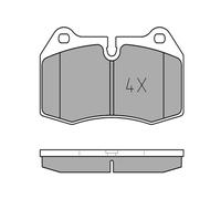 MEYLE Juego de pastillas de freno Delantero preparado para indicador de desgaste 025 214 7118 Juego de pastillas de freno