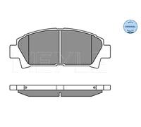 MEYLE Juego de pastillas de freno Delantero preparado para indicador de desgaste 025 219 6115/W Juego de pastillas de freno