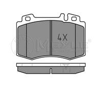 MEYLE Juego de pastillas de freno Delantero preparado para indicador de desgaste 025 237 4517 Juego de pastillas de freno
