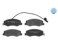 MEYLE Juego de pastillas de freno Trasero con contacto avisador de desgaste 025 251 7218/W Juego de pastillas de freno