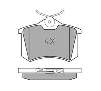 MEYLE Juego de pastillas de freno Trasero excl. contacto de avisador de desgaste 025 209 6115/PD Juego de pastillas de freno