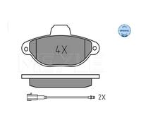 MEYLE Pastillas Freno Delant. para Fiat 500 Ford Ka