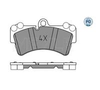MEYLE Pastillas Freno Delant. para VW Touareg Audi Q7