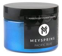 MEYSPRING Pacific Blue - Pigmento de resina epoxi de color, 50 g, ideal para resina artística, resina epoxi y resina UV, polvo de mica para resina epoxi