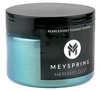 MEYSPRING Polvo de Mica de Sirena para Resina Epoxi, 50 g - Ideal para Arte y Resina UV, Pigmento de Color