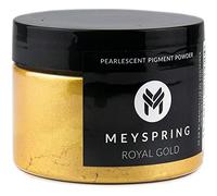 MEYSPRING Polvo de mica Royal Gold para resina epoxi, oro Kintsugi, pigmento de resina epoxi, gran color de resina para kit de reparación Kintsugi y epoxi metálico, suministros de arte de resina