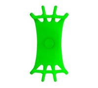 MEYTXOA Soporte Movil Bici Soporte Universal for teléfono móvil de Bicicleta, Soporte Giratorio Silicona con Clip for, for Manillar Motocicleta(Green)
