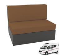 MeYuxg 2 Fundas de Cojín para Mesa de Comedor(1 Juego),Fundas de Asiento para Autocaravanas, Lavables, Fundas de Sofá para Remolques, Fundas Elásticas de Sofá, para Autocaravanas,Restaurantes (Marrón)