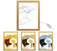 MeYuxg Anime Pintura Decorativa Satoru Gojo, Marco de Fotos Creativo, Decoración del Hogar para Salones, Dormitorios y Cafés, Estilo 8