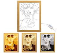 MeYuxg Anime Pintura Decorativa Satoru Gojo, Marco de Fotos Creativo, Decoración del Hogar para Salones, Dormitorios y Cafés, Estilo 9