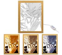 MeYuxg Anime Pintura Decorativa Satoru Gojo, Marco de Fotos Creativo, Decoración del Hogar para Salones, Dormitorios y Cafés, Estilo 7