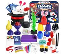 MeYuxg Caja mágica para niños - con instrucciones (idioma español no garantizado), juguetes para niños a partir de 6 - 12 años, aprende trucos de magia e ilusiones, novedad magia, accesorios mágicos
