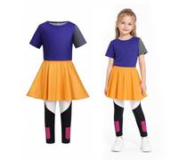 MeYuxg Disfraz de cazador de pop para niña, disfraz para niños, cosplay, películas de anime, cantante, ídolo para carnaval, vestido de escenario, vestido de fiesta, ML -120 cm