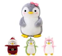 MeYuxg Pinguino Peluche 25CM,Lindo Peluche Pinguino, Pingüino de Peluche de Algodón PP, Pingüino Peluche para Niños, Niñas, Bebés y Adultos, Cumpleaños, Navidad, Recuerdos de Fiesta（Pingüino Morado）