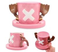 MeYuxg Taza One Piece, Anime Taza de Cerámica, Chopper Mug para Leche, Café, Zumo (Chopper)
