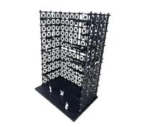 MEYZJRC Base de Exhibición Entrelazada, Modelo, Almacenamiento de Juguetes, Garaje, Decoración del Hogar, Pedestal para Modelos, Escena, Figura de Acción, SOP, 21.5 Cm X 14.3 Cm X