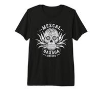 Mezcal Oaxaca México Tequila Día De Los Muertos Camiseta Premium