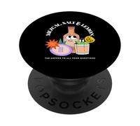 Mezcal, Sal y limón: la Respuesta a Todas Tus Preguntas PopSockets PopGrip Adhesivo