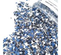 Mezcla de 454G/1Lb de chips de color decorativos para revestimientos de suelos de hormigón, escamas de pintura decorativa, láminas de roca para paredes, pintura para suelo de garaje, suelos interiores