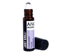 Mezcla de aceites esenciales en formato roll-on de 10 m (lavanda, rosa y vetiver)