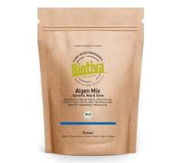 Mezcla de Algas Orgánica 150 g en Polvo - Dulse Kelp Spirulina - Mezcla de Algas Procedentes de Agricultura Ecológica - Embotellada y Controlada en Alemania - Biotiva