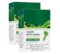 Mezcla De Bebida De Miel Y Apio, Mezcla De Jugo De Vegetales En Polvo, Paquetes Instantáneos De Una Sola Porción For Batidos Y Bebidas, 20 Unidades(2pcs)