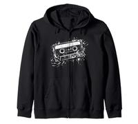 Mezcla de casetes Vintage, música Hip Hop y Soul de los 90 Sudadera con Capucha
