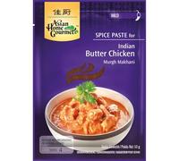 Mezcla de especias Butter Chicken indio 50 g en pasta para salsa cremosa y especiada, 4 raciones, picante suave-medio, sin conservantes ni colorantes