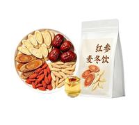 Mezcla de ginseng rojo, dátil rojo y bayas de Goji, 100 g (5 g x 20 bolsas), bolsita de té triangular envuelta individualmente(1pcs)
