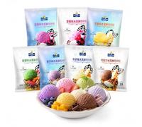 Mezcla De Helado En Polvo For Bricolaje, 7 Sabores, 100g, Kit For Hacer Helados Y Blandos/duros Hechos Casa, For Conos Postres