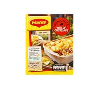 Mezcla de salsa de achicoria y crema. | Maggi | Plato de horno Salsa de crema de achicoria con bolsa de carne picada | Peso total 61 gramos