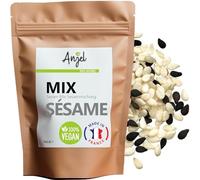 Mezcla de semillas de sésamo blanco y negro 100g - Explosión de sabores para sublimar tus makis, sushi y ensaladas - Mezcla de sésamo 100% natural y deliciosa - NCA