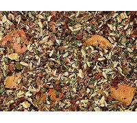Mezcla de té de hierbas orgánicas k.b.A. cúrcuma dorado, nota de cúrcuma y cacao DE-ÖKO-006, aromatizada, 1 kg