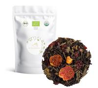 Mezcla de Té Rojo y Verde Brisa de Verano a Granel - My Tea Moments - Cultivo Sostenible - Ingredientes Naturales: Escaramujo, Fresa, Kiwi, Manzana, Uchuva. (Normal, 100, gramo)