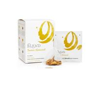 mezcla de té | Té de hierbas dulce Almendra Manzana Canela Remolacha | Té de hierbas sin cafeína de almendras | Té de Hierbas Manzana y Canela - 15 Pirámides de Té (30 Gr)