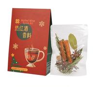 Mezcla de Vino, Especias Temporada - 1 Sobres Individuales (80 g en Total) para Sidra Manzana, Caliente, Glühwein y Ponche Navideño