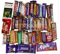 Mezcla diferentes 57 barras de chocolate cesta de regalo para todas las ocasiones "Taste The Sweetness In Every Bite", especial para Pascua, Navidad, cumpleaños
