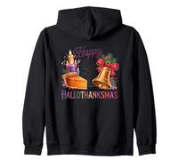 Mezcla Festiva Happy Holthanksmas Sudadera con Capucha