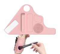 Mezcla Mezcla De Muñeca: Correa De Muñeca De Protección De Maquillaje, Juego De Pulsera De Maquillaje Flexible | Correa De Muñeca De Silicona Portátil Suave Para Maquillaje, Herramientas De Mezcla Mul