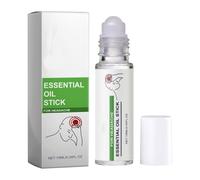 Mezcla natural de menta y lavanda con aceites esenciales calmantes. Bolígrafo portátil de 10 ml. Ideal para migrañas y cefaleas tensionales. Alivia rápidamente el enfriamiento y la confusión mental.