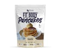 Mezcla para Tortitas/Pancakes proteica FitBody saciante Alto en Proteínas Bajo en Calorías | Tortita proteina Sin Azúcares Añadidos, Ingredientes Naturales (1KG, Vainilla)